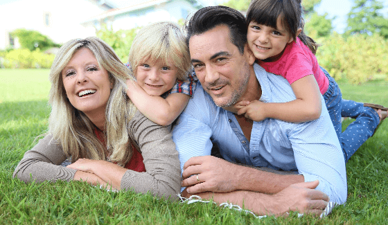 Family Happy With Finance System Image