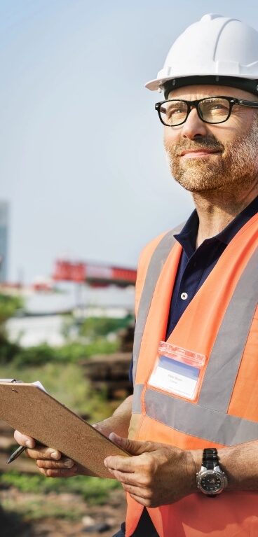 Professional septic worker inspections image